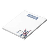 Happy Gray Pit Bull To Doリスト ノートパッド (回転)