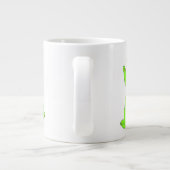 Happy Green Cats mug ジャンボコーヒーマグカップ (裏面)