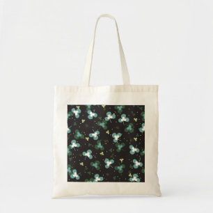 Happy Green Clover Leaves Art Pattern IV トートバッグ