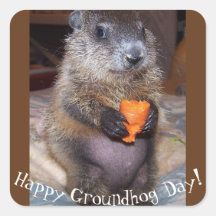 Happy Groundhog Dayスタンプ