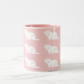 Happy Groundhog Day ツートーンマグカップ (中央)