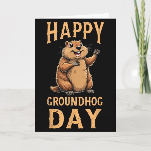 Happy Groundhog Day _1  カード (正面)