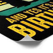 Happy Groundhog Day And Yes It’s My Birthday Funny ポスター (角)