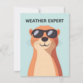 Happy Groundhog Day Cute Colorful Woodchuck  シーズンカード