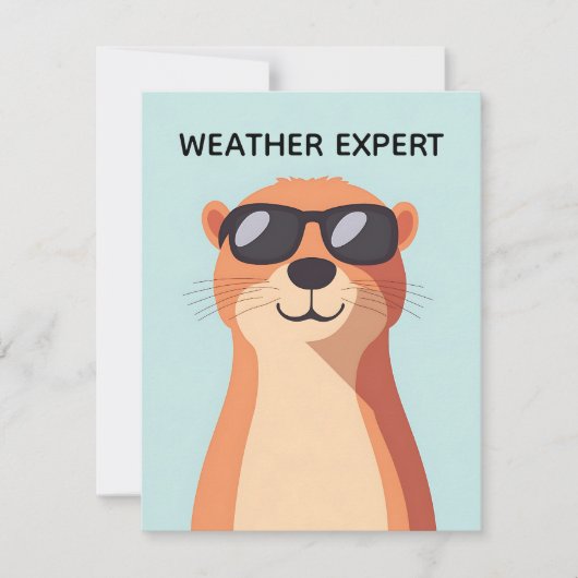 Happy Groundhog Day Cute Colorful Woodchuck  シーズンカード (正面)