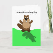 Happy Groundhog Day、Groundhog Arms Up カード (正面)