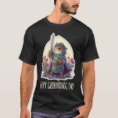 Happy groundhog Day Quote Cool Groundhog knight Tシャツ (正面)