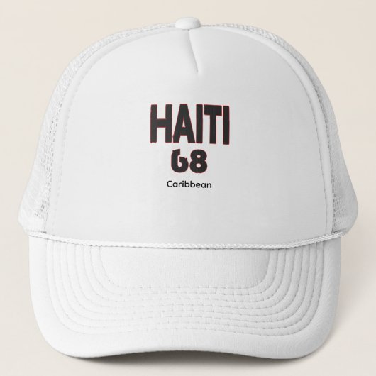Happy Haitian Flag Day! Proud of Haiti 1804 キャップ (正面)