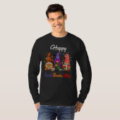 Happy Hallothanksmas Gnomes Halloween Thanksgiving Tシャツ (正面フル)