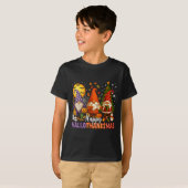 Happy Hallothanksmas Gnomes Halloween Thanksgiving Tシャツ (正面フル)
