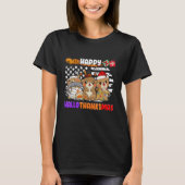 Happy Hallothanksmas Otter Thanksgiving Christmas Tシャツ (正面)