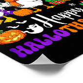 Happy Hallothanksmas Santa Goose Witch Soky Season ポスター (角)