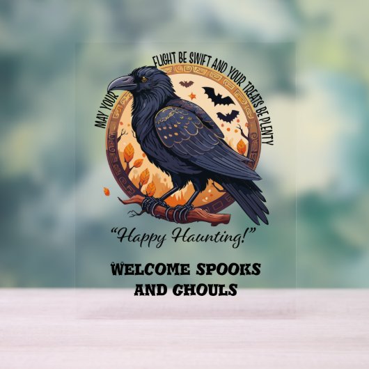 Happy Halloween  アクリルサイン (ニュートラル)