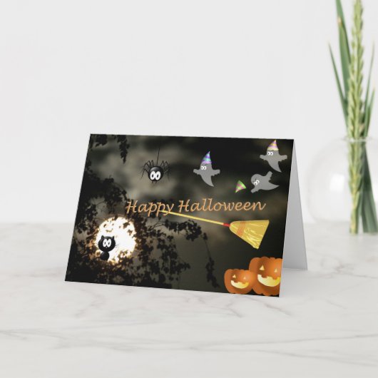 Happy Halloween カード (正面)