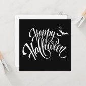 Happy Halloween カード (正面/裏面インサイチュ)