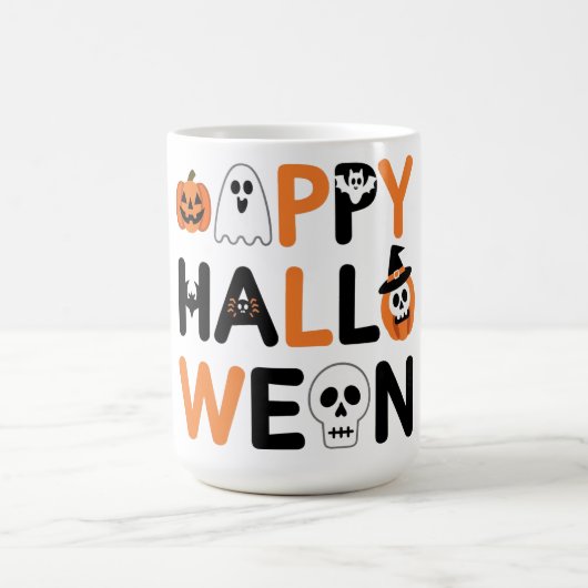 Happy halloween コーヒーマグカップ (中央)