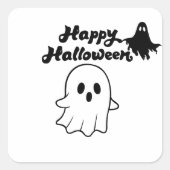 Happy Halloween スクエアシール (正面)
