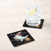 Happy Halloween スクエアペーパーコースター (インサイチュ)