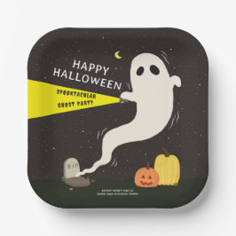 HAPPY HALLOWEEN スプタキュラーゴーストパーティー ペーパープレート