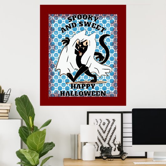 Happy Halloween ポスター (ホームオフィス)