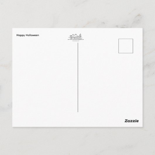 Happy Halloween ポストカード (裏面)