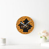 Happy Halloween ラウンド壁時計 (ホーム)