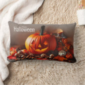 Happy Halloween ランバークッション (ブランケット)