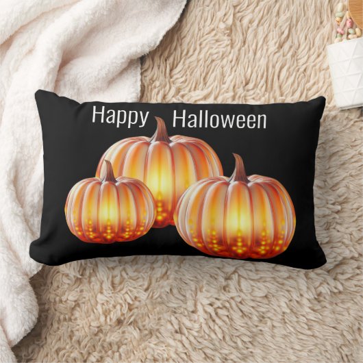 Happy Halloween ランバークッション (ブランケット)