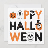 Happy halloween  招待状 (正面)