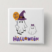 happy halloween 缶バッジ (正面)