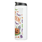 Happy Halloween 2025 Ghost Scary Pumpkin タンブラー (回転右)