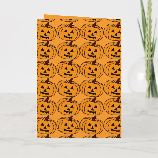 Happy Halloween 2025 gift greeting card カード (裏面)