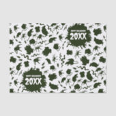 Happy Halloween Add The Year Black Creepy Crawlies 薄葉紙 (正面)