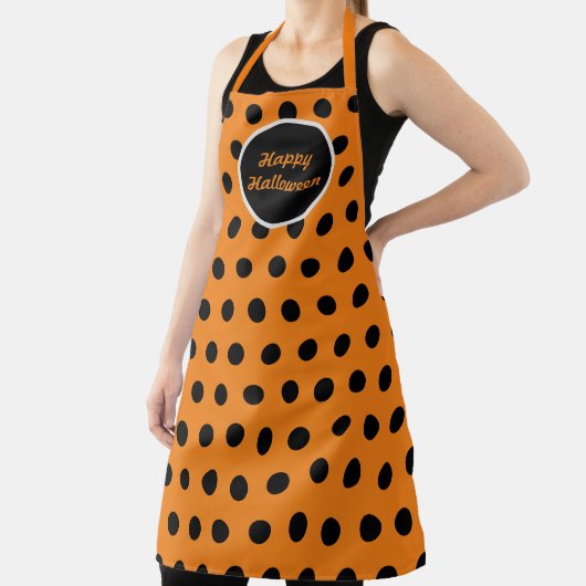 Happy Halloween Apron (Orange & Black) エプロン (インサイチュ)