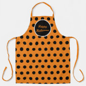 Happy Halloween Apron (Orange & Black) エプロン (正面)