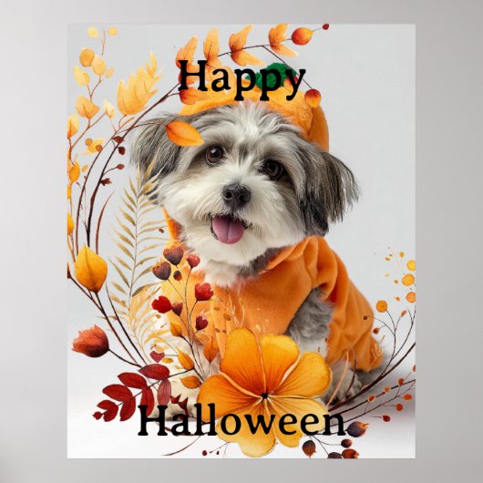 Happy Halloween, arf...arf ポスター (正面)