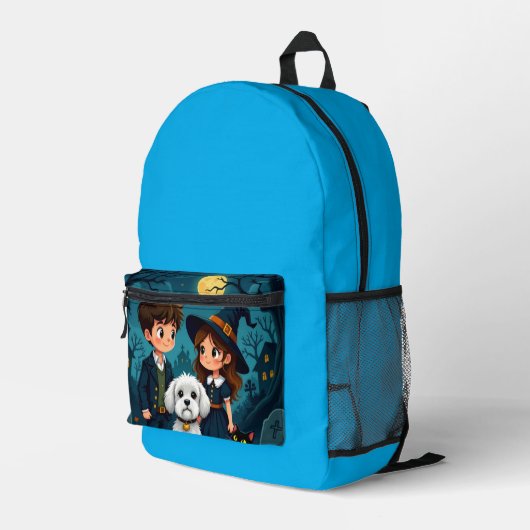 happy halloween backpack プリントバックパック (裏面右端)