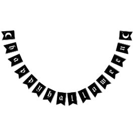 HAPPY HALLOWEEN- BANNER バンティングフラッグ