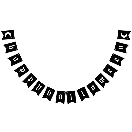 HAPPY HALLOWEEN- BANNER バンティングフラッグ (全)