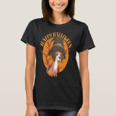 Happy Halloween Beagle Witch Dog  Animal Halloween Tシャツ (正面)