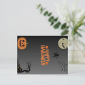 Happy Halloween Black ポストカード (スタンド正面)