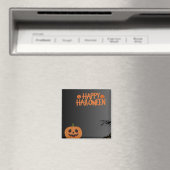 Happy Halloween Black Magnet マグネット (インサイチュ (食洗機))
