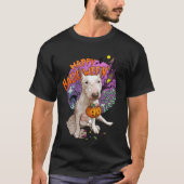 Happy Halloween Bull Terrier Costume Cute Bully Do Tシャツ (正面)