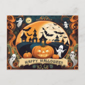 Happy Halloween card シーズンポストカード (正面)