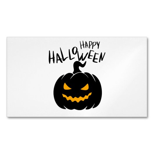 Happy Halloween Carte de visite magnétique マグネット名刺 (正面)
