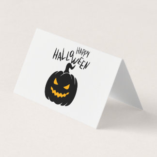 Happy Halloween Carte de visite pliée 名刺