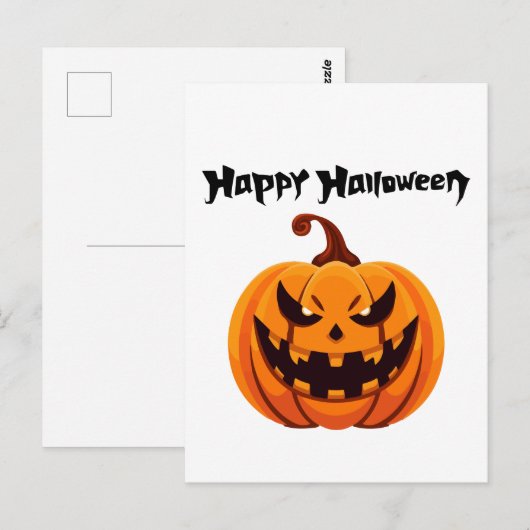 Happy Halloween Carte postale ポストカード (正面/裏面)