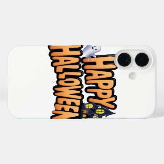 Happy Halloween  Case-Mate iPhoneケース (裏面 (横))