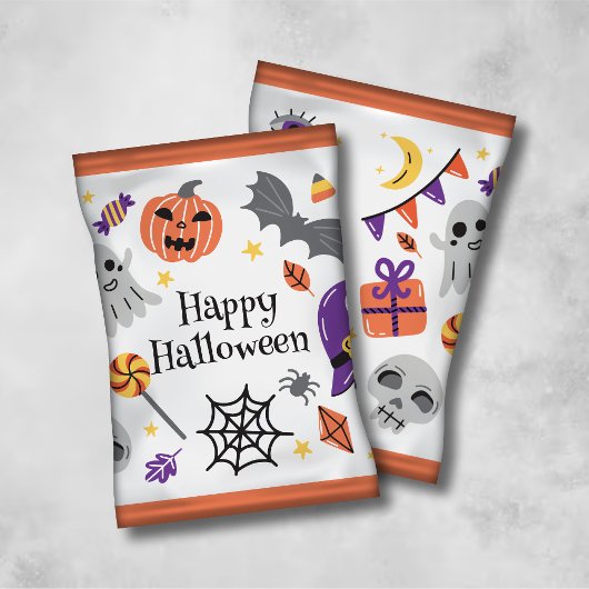 Happy Halloween Chip Bag Wrapper/Candy Bags チラシ