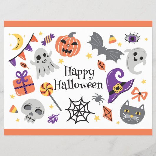 Happy Halloween Chip Bag Wrapper/Candy Bags チラシ (正面)